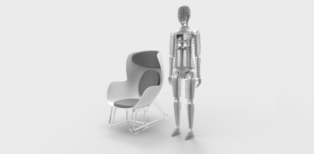 A Sensoroid and sensing seat that Enable a Person´s Health and the Conditions of the Surrounding Environment to be Visualized to be Put on Exhibit at Aircraft 2018